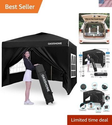 Pop-up Gazebo Black 10x10StW