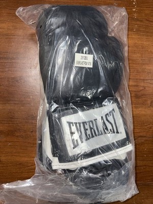 Everlast Black/White Boxing Gloves 12 OZ