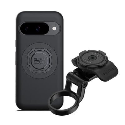 Quad Lock Stem Cap Adjustable Bike Mount + Pixel MAG Case