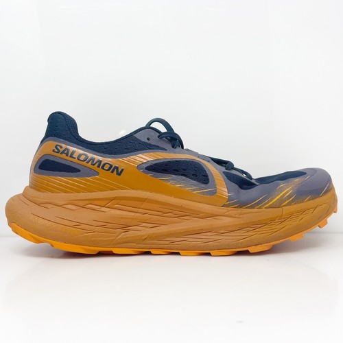 Salomon Mens Glide Max TR 471204 Blue Running Shoes Sneakers Size 12
