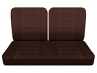 Front seat covers fits 1978 Ford Ranchero 50 50 top and solid bottom brown