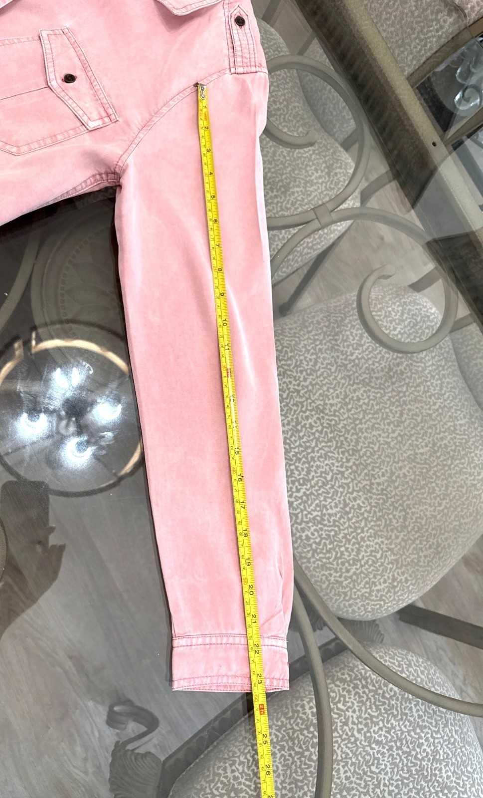 Universal Thread Pink Button-Down Utility Shirt L… - image 5