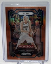 2024 Panini Prizm Monopoly WNBA - Lauren Jackson #12 - Orange /124