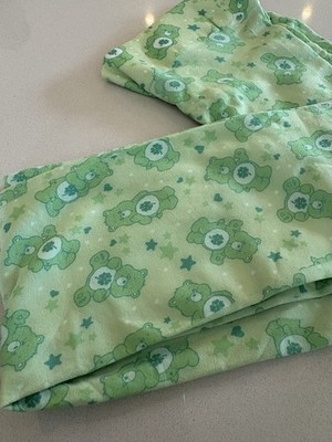 New Care Bear Good luck Bear Funky Snag Tights Size E 16/18 St Patrick s Day