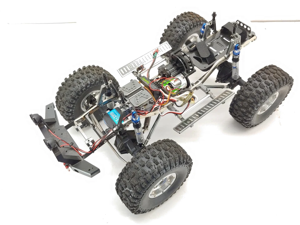 *LOADED* Upgraded 2.2" Custom RC Crawler Truck: Proline Scaler Shocks, ARTR, Met - Image 4 of 4