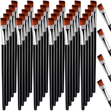 100 Pieces Disposable Angled Eyebrow Brushes Eye Liner Brush Disposable Angle Br