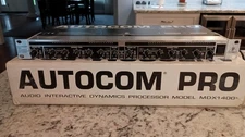 Behringer Autocom Pro MDX1400 Stereo 2-Channel Dual Compressor Limiter Gate