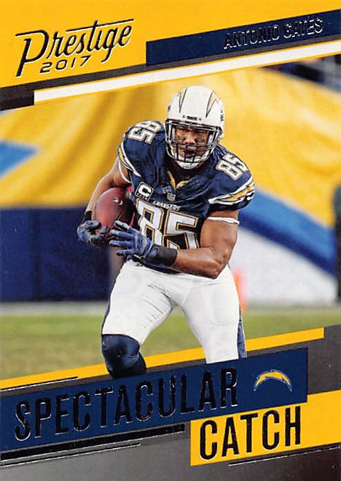 2017 Panini Prestige #21 Antonio Gates Spectacular Catch