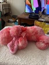 Chosun Vintage Rare Puppy Dog Floppy Pink Tie Dye Plush