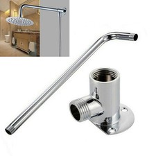 Arm Stainless Steel Shower Shower Arm-Shower Head Extension Arm With Mount-Base