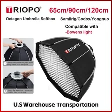 TRIOPO 24''/35.4''90cm/47.2''120cm Quick release Octagon Softbox Bowens-Fodable