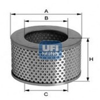 UFI Luftfilter Filtereinsatz FüR Toyota Hilux V Pick-Up 2.4 D 4WD 2.2 27.069.00