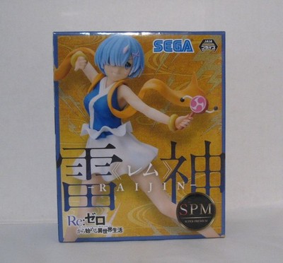 New SEGA x JAIA: Re: Zero Rem Raijin Thunder God Figure