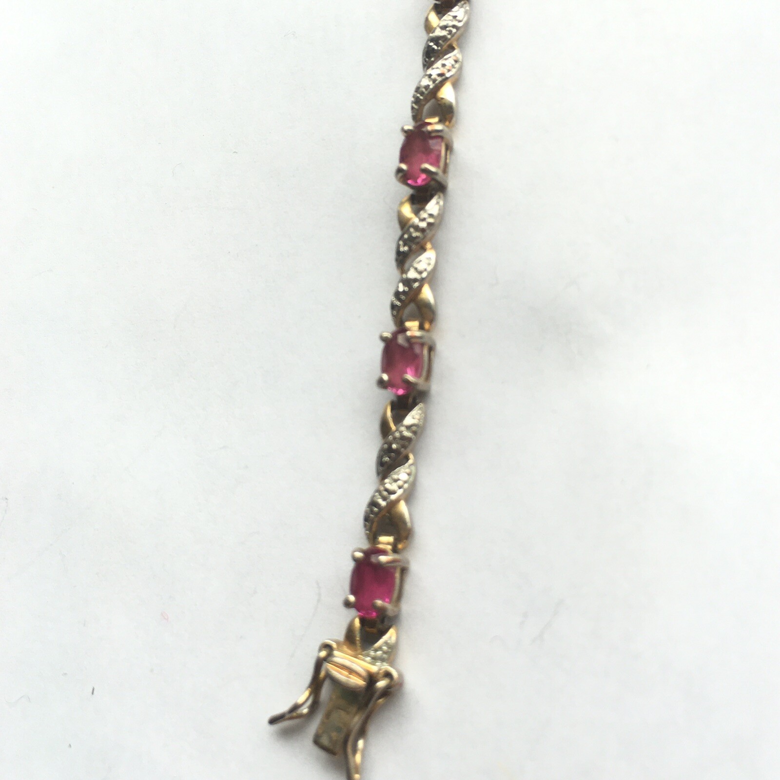 Gemstone Bracelet Solid 925 Sterling Silver Singl… - image 8