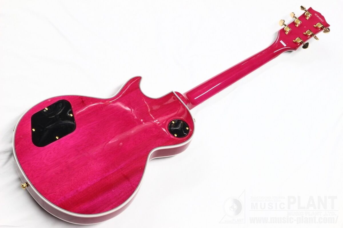 Grass Roots G-LP-CTM/FM See Thru Pink Les Paul Custom Grass Roots G-LP-CTM/FM See Thru Pink Les Paul Custom