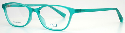 MODO ECO Biobased Lena TURQ Turquoise Womens Semi Cat Eye Eyeglasses 49-17-140