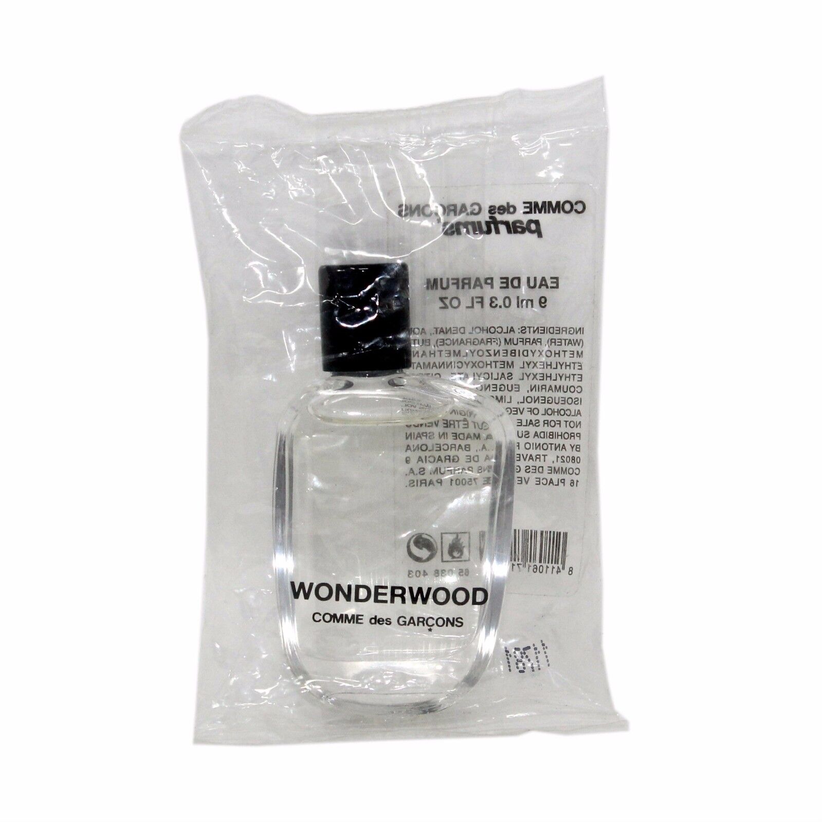 COMME DES GARCONS WONDERWOOD EAU DE PARFUM SPLASH 9ML MINIATURE