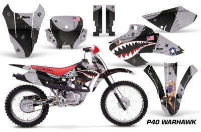 #ad Graphic Stickers #PLT Decals For Honda XR80R XR100R 2001 2003 WARHAWK K S $99.95