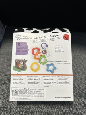 Baby Einstein Shake Rattle & Soothe Take-Along Textured Teether Toy