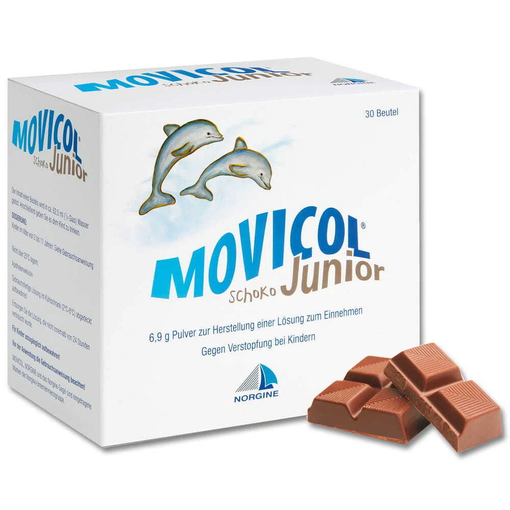 MOVICOL Junior Chocolate Powder 30 x 6.9 g Powder to Hers