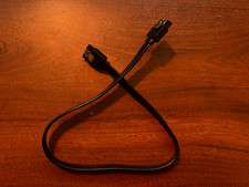 18" SATA 3.0 Cable SATA3 III 6GB/s Right Angle Serial ATA SSD Hard Drive, Black