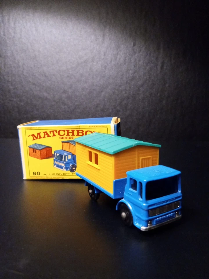 Camión Matchbox Lesney 1966 #60 con oficina en caja original tipo E3 Foto 2 de 4