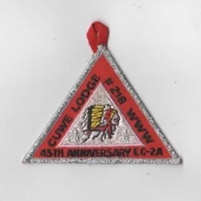 OA Cuwe Lodge 218 45th Ann. EC-2A SMY Bdr. Tall Pine Council 264 Flint, MI [KY-2