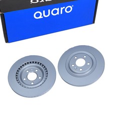 2x QUARO BREMSSCHEIBE Hinten für AUDI A4 A5 A6 A7 PORSCHE MACAN VW TOUAREG