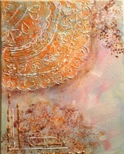 Original acrylic art painting - Mandala Quadrant : Growing Spiritually  