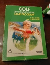GOLF atari 2600 5200 7800 FIRST VERSION CIB PAL CX 2634