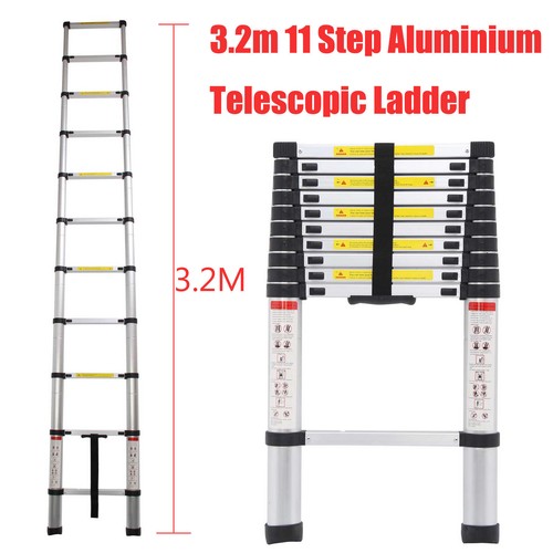 Telescopic Ladder MultiPurpose Extendable Folding Aluminium 2M6M