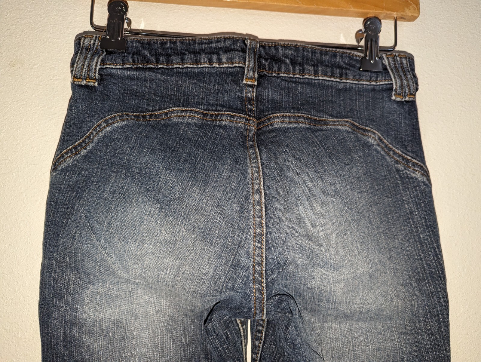 LEI Flare Sz 5 Womens Jeans Junior Blue Light Wash Stretch front