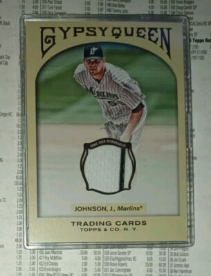 2011 Gypsy Queen Baseball - Relic - Josh Johnson GQR-JJ - Marlins Game Used