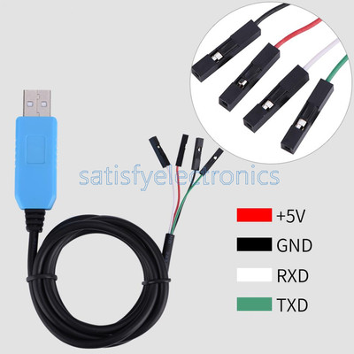 1/2/5/10 Stück PL2303TA USB TTL zu RS232 Konverter Seriell Kabel Modul