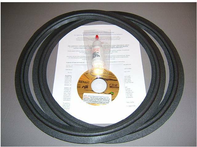 Ricambio Bordo Jbl L-100t Kit Riparazione Schiuma Woofer JBL L-100/L-100T - Ricambio FSK-2214 Per Altoparlanti Q Acoustics 3020i - Foto 2