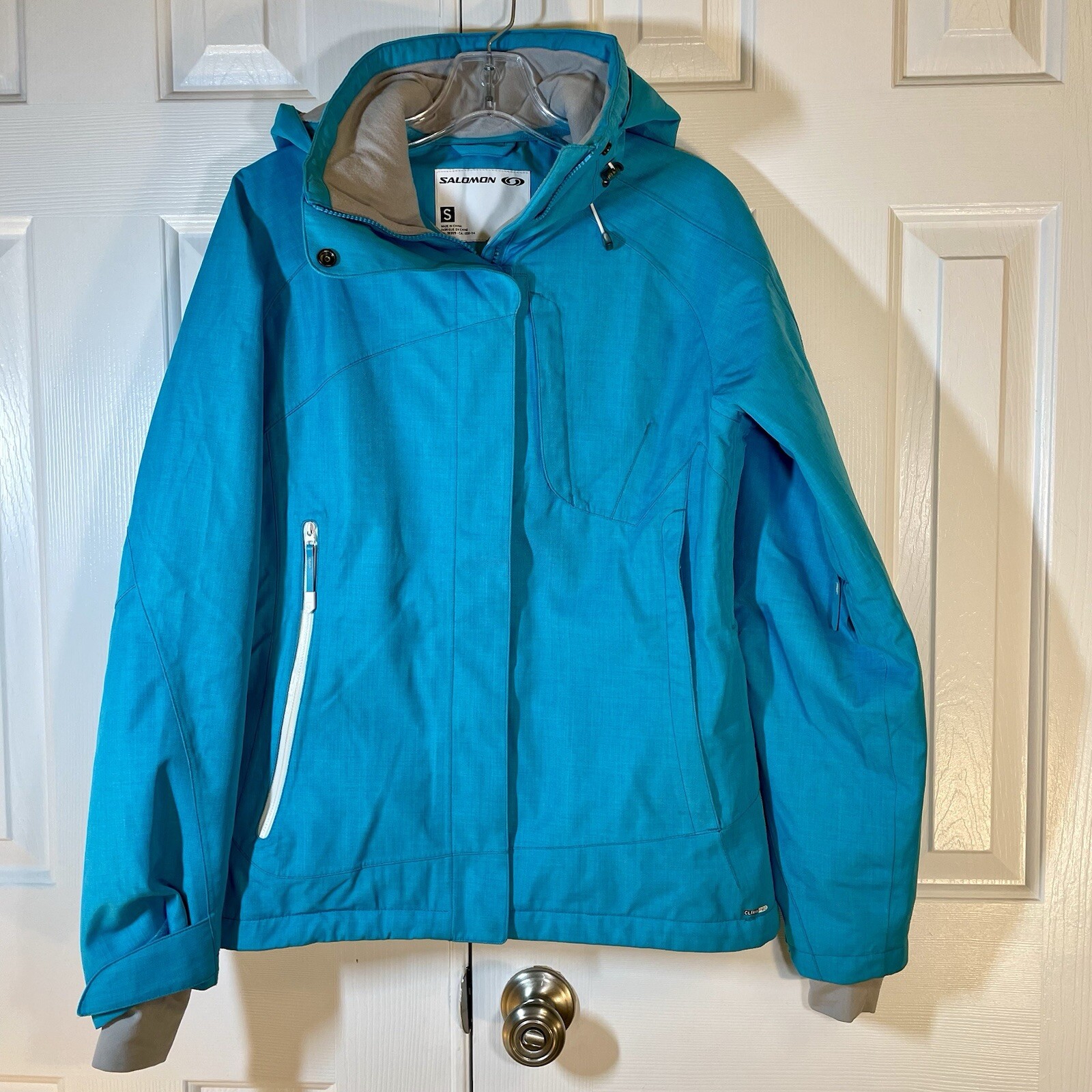 Salomon Intuition Clima Pro 10000 Giacca con Cappuccio Impermeabile Gorpcore Donna Small