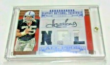 HOWIE LONG 08 NATIONAL TREASURES GAME USED TRIPLE JERSEY AUTO 19/25 SIGNED CARD