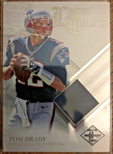 2012 PANINI LIMITED THREADS TOM BRADY GAME USED CARD 21/99 NEW ENGLAND PATRIOTS