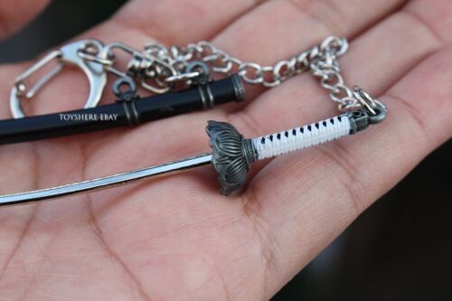 Mini Espada Samurai Noshir Dalal LOBO Arma Metal Llavero Juguete Regalo 9CM 1/12 - Imagen 3 de 6