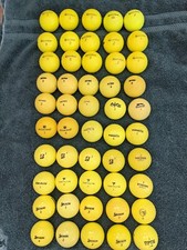 YELLOW GOLF BALLS - TAYLORMADE - NITRO OTHERS - LOT OF 50 - AAAAA CONDITION