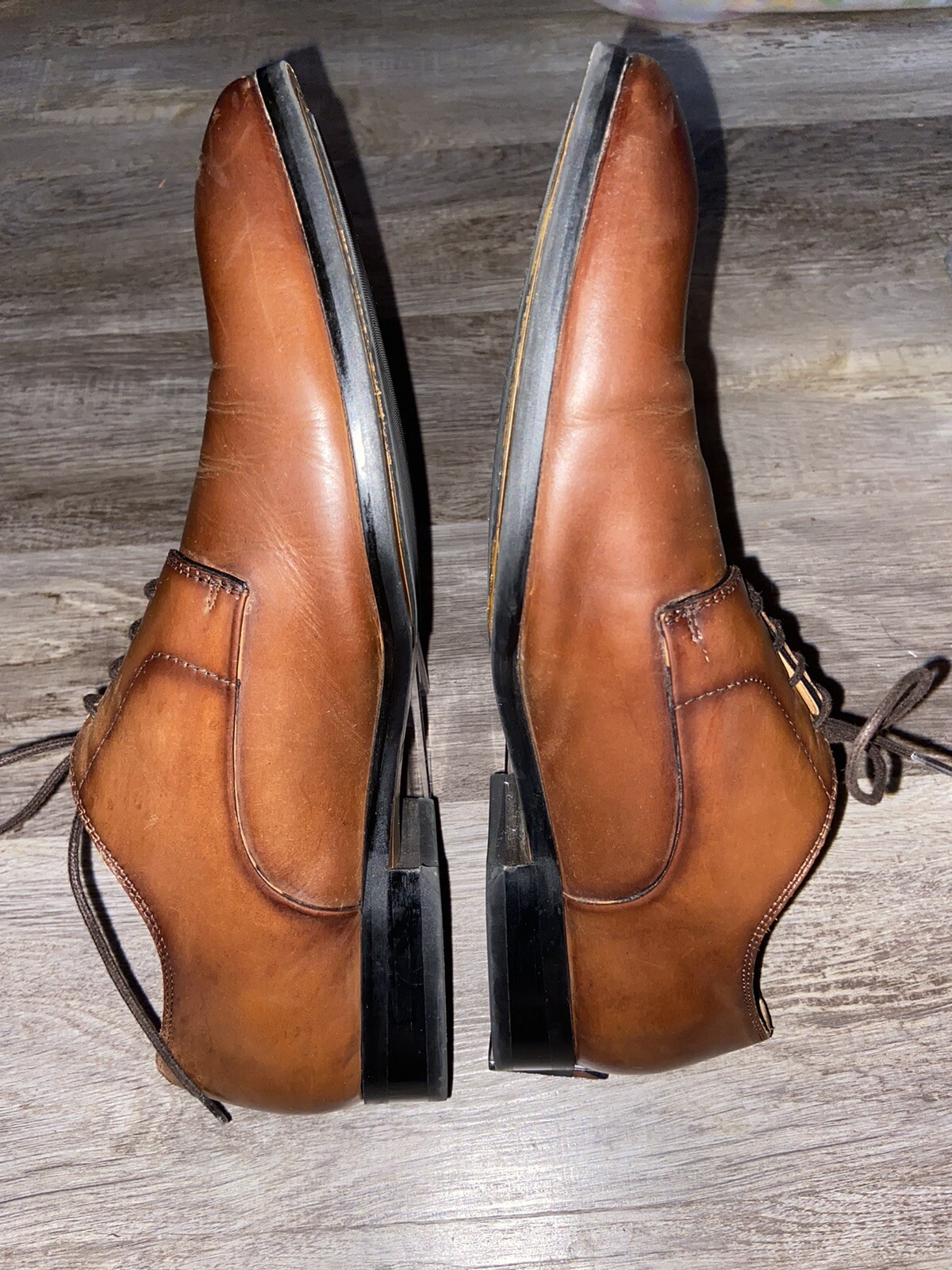 SAOLA Steve Madden Oxford da uomo Parsens in pelle marrone taglia 11 5 (E)