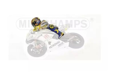 MINICHAMPS VALENTINO ROSSI 1/12 Figurine Pilote Moto Yamaha Motogp 2005