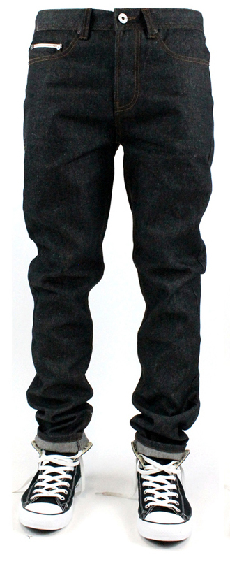 Men's Selvage Tape Roll Up TAPERED FIT 