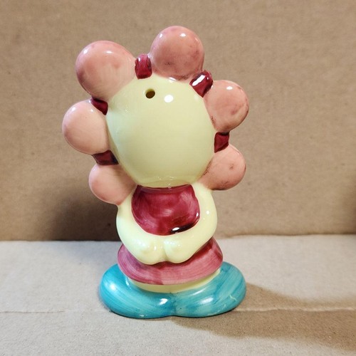 PaRappa the Rapper Sunny Funny Salt & Pepper Pottery Container Unused JP - Picture 2 of 9