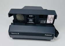 Polaroid Spectra 2 Instant Film Camera Gray With Handle Pop Up Vintage Untested