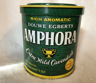 douwe egberts tobacco Vintage Douwe Egberts Amphora Tobacco Tin 7 OZ Green Empty douwe egberts tobacco Vintage Douwe Egberts Amphora Tobacco Tin 7 OZ Green Empty