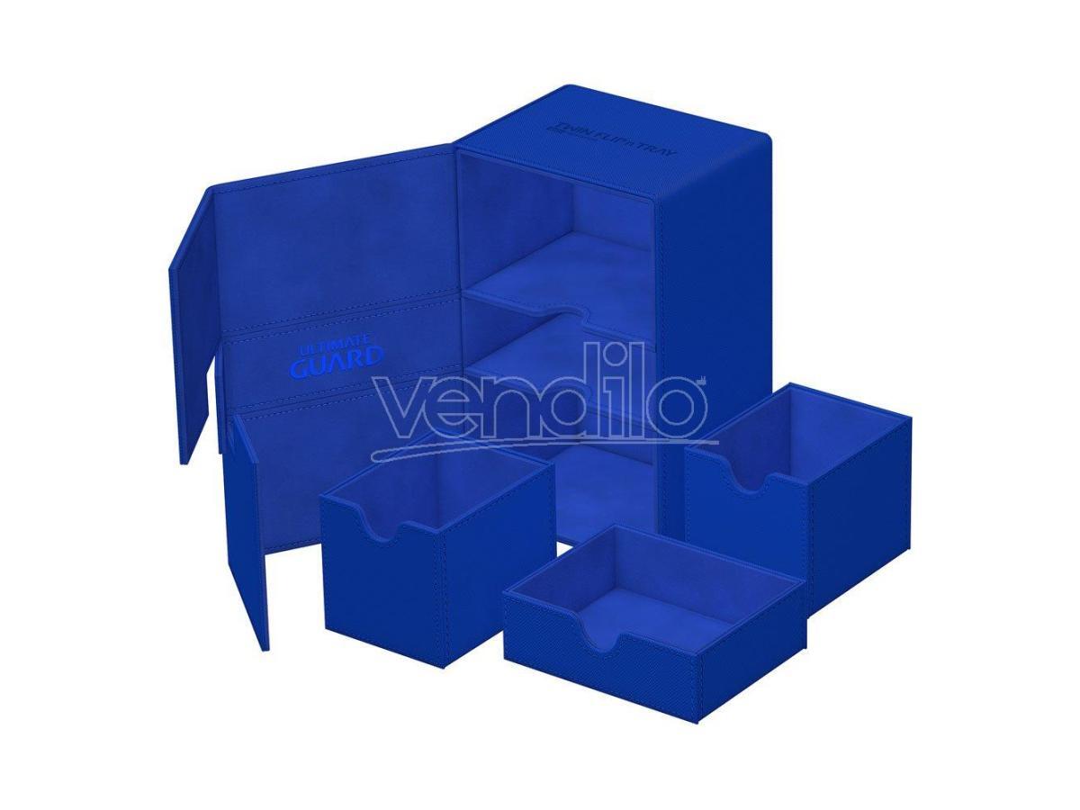 Ultimate Guard Twin Flip`n`Tray 160+ XenoSkin Monocolor Blue Ultimate Guard