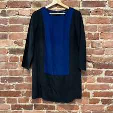 Madewell Silk Blend Colorblock Dress Size Small