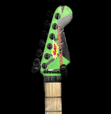 Charvel guitar so cal, Steve Vai Green Meanie Likeness By Charvel guitar so cal, Steve Vai Green Meanie Likeness By