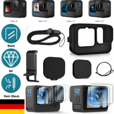 Silikon Schutzhülle für GoPro Hero 12/11/10/9 Hülle Silicone Protective Case